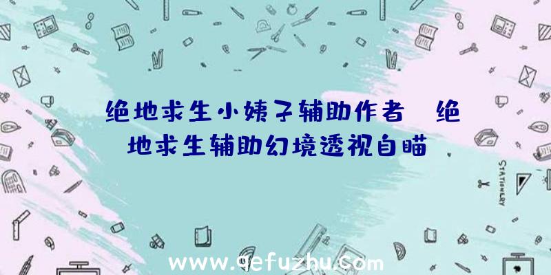 「绝地求生小姨子辅助作者」|绝地求生辅助幻境透视自瞄